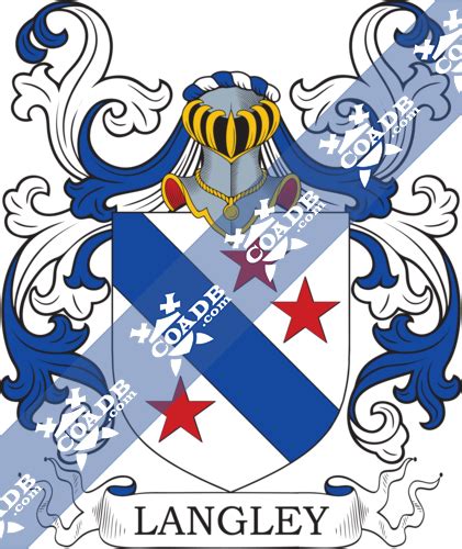 Langley Family Crest, Coat of Arms and Name History