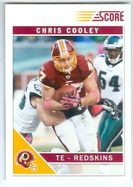 Chris Cooley football card (Washington Redskins All Pro) 2011 Score #294