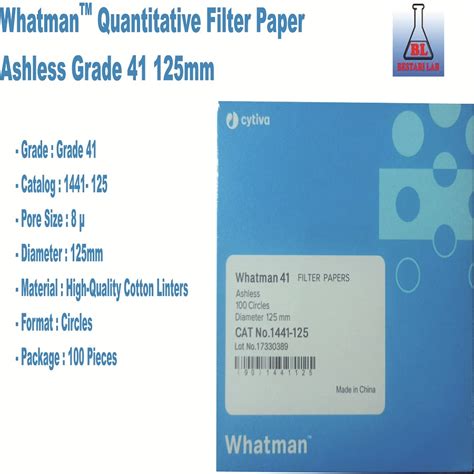 Jual Filter Paper Kertas Saring Whatman No Dia Mm Shopee