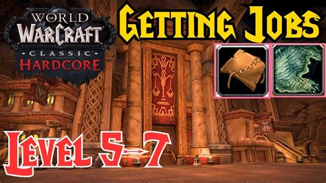 World Of Warcraft Hardcore Leveling Start Professions Levels 5 7