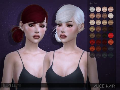 Woman Hair Bun Hairstyle Fashion The Sims 4 P3 SIMS4 Clove Share