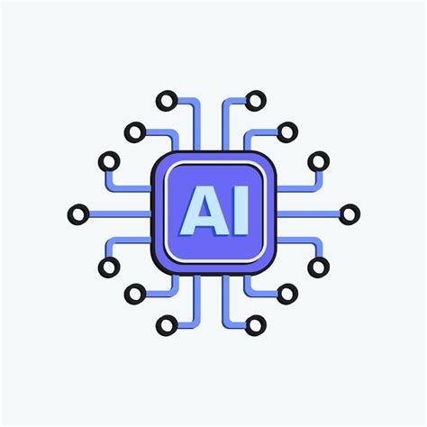 Premium Vector AI Or Artificial Intelligence In Chip With Circuit Vector