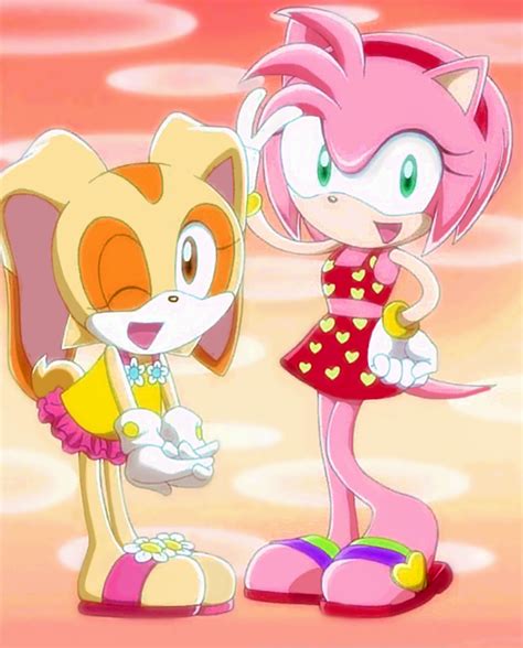 Cream And Amy Rose By Sonicboomtoon On Deviantart