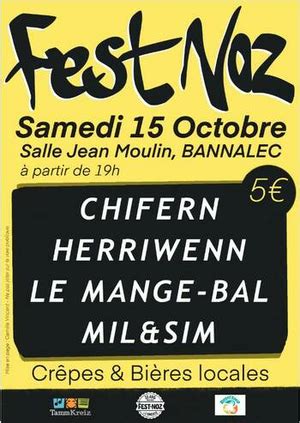 Fest Noz à Bannalec le 15 octobre 2022 Tamm Kreiz