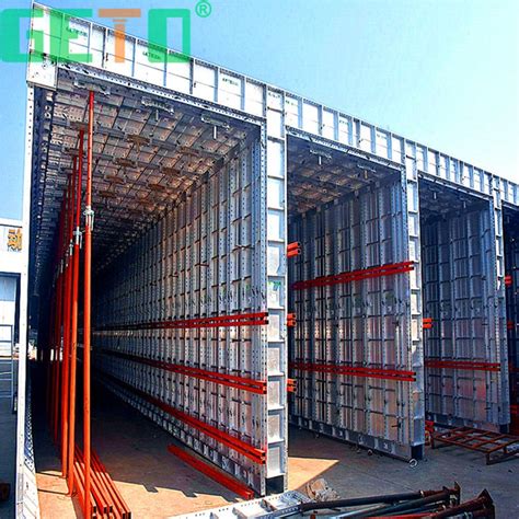 Geto Aluminum Tunnel Formwork System Pipe Gallery Concrete Construction