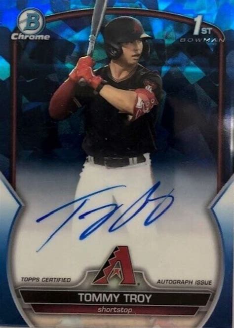 Tommy Troy 2023 Bowman Draft Sapphire Edition CDA TT Chrome Prospect