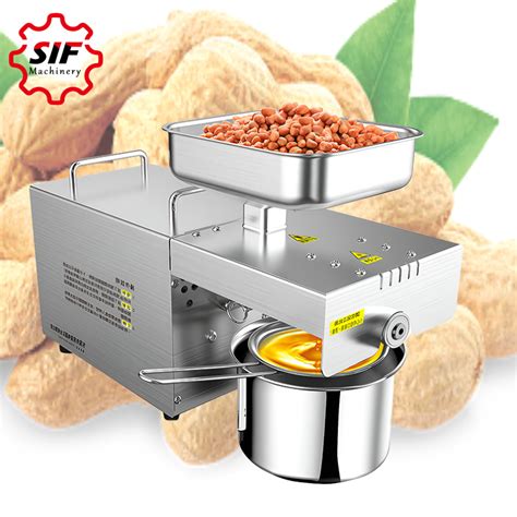 Cold Extraction Castor Machine Oil Presser Sunflower Groundnut Pumpkin