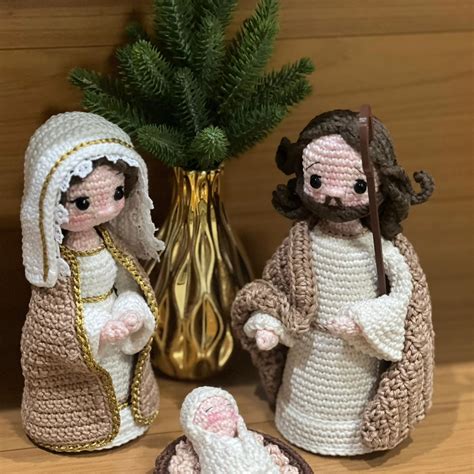 Sagrada Família Amigurumi Elo7 Produtos Especiais