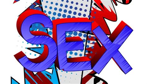 Sex Shop Comic Book Style Cartoon Words Abstract Colorful Comics Stock Vector Image By