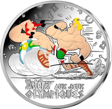 50 euros Astérix aux Jeux Olympiques argent France Numista