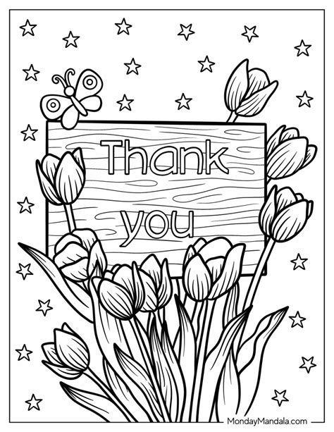 Thank You Coloring Pages Free Printable Artofit