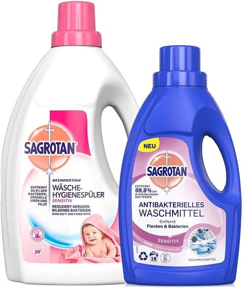 Sagrotan Waschmaschinen Hygiene Set Sensitiv W Sche Hygienesp Ler