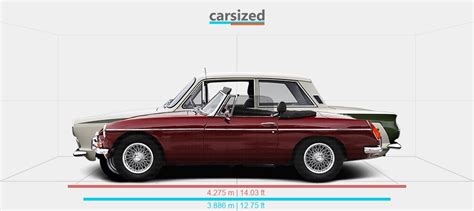 Dimensions Mg Mgb 1962 1974 Vs Ford Cortina 1964 1966