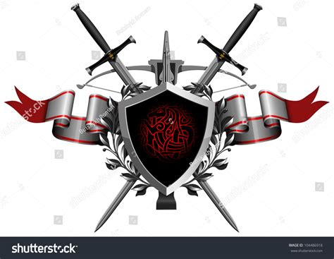 Coat Arms Weapons Stock Vector (Royalty Free) 104486918 | Shutterstock