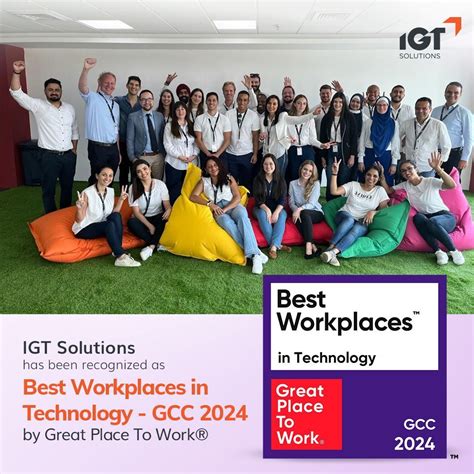 Igt Solutions On Linkedin Gptw2024 Bestworkplace Technology