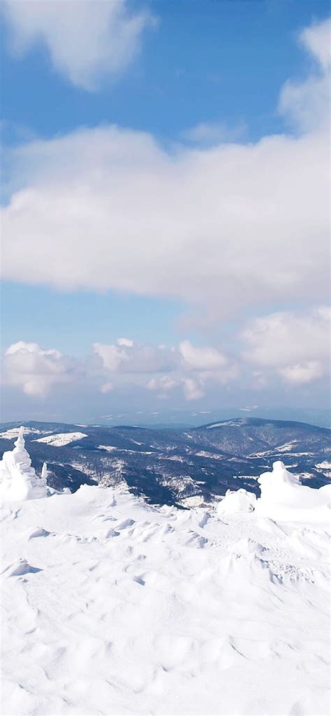 Lanskap Gunung Bersalju Wallpaper Sc Iphone Xs Max