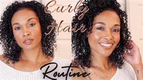 My Curly Hair Routine Wash N Go Method For Fine And Thin Curly Hair