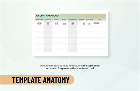 Account Management Template in Excel, Google Sheets - Download ...