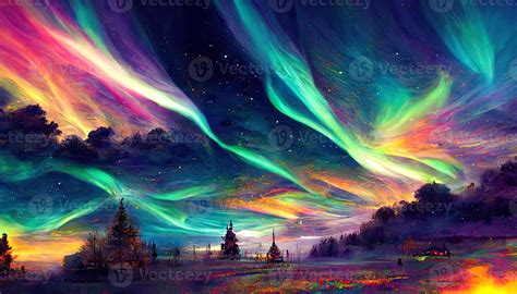 Arctic Landscape Northern Lights