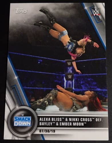 Alexa Bliss Topps Women S Division Wrestling Card Ebay