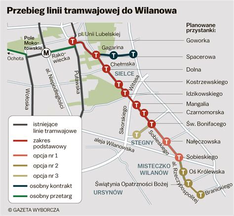 Tramwaje Skr Caj W Ul Goworka Kiedy Trasa Do Wilanowa