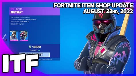 Fortnite Item Shop New Abstrakt Style Wrap August Nd