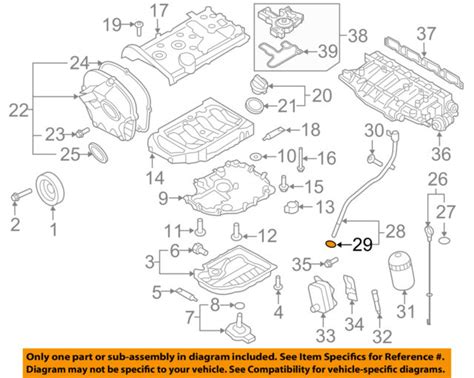 AUDI OEM 13-15 A8 Quattro Turbocharger Turbo-Oil Inlet Tube Upper Seal ...