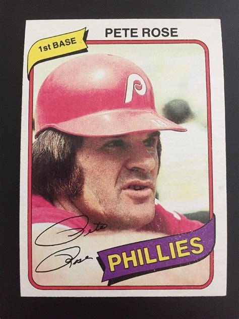 Pete Rose Baseball Cards For Sale - Pet Spares