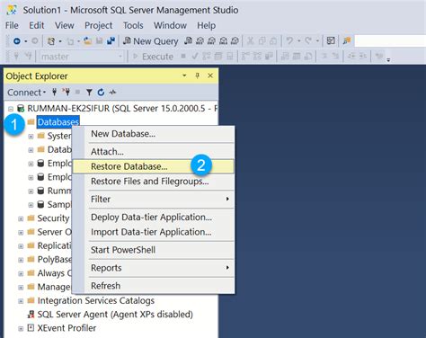 Comprehensive Guide To Restoring Databases In Sql Server