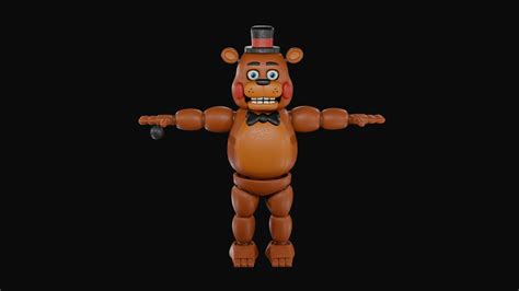 3D Fnaf 2 Toy Freddy - TurboSquid 2123320