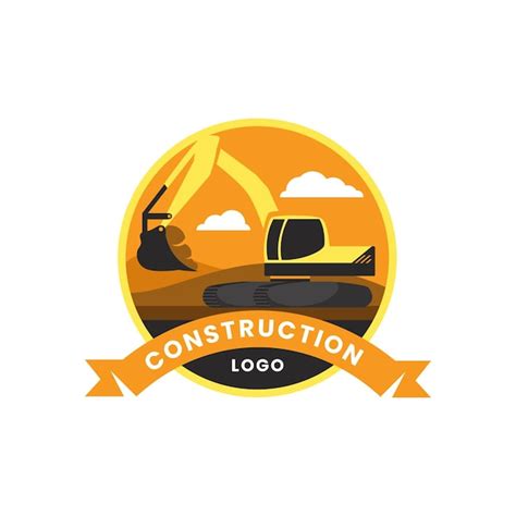 Diseño De Plantilla De Logotipo De Construcción Vector Premium