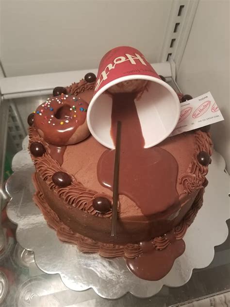 Coffee Themed Cake