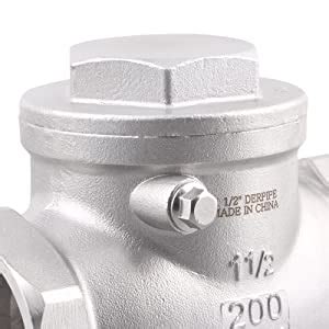 Amazon Derpipe Inch Swing Check Valve Wog Psi Stainless