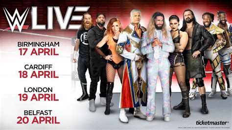 Wwe Live April 2024 Schedule Arlee Phedra