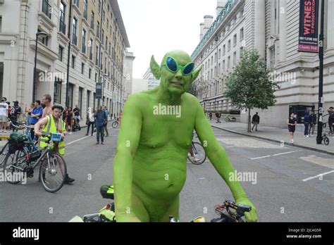 World Naked Bike Ride WNBR London Has Been Riding Annually Since 2004