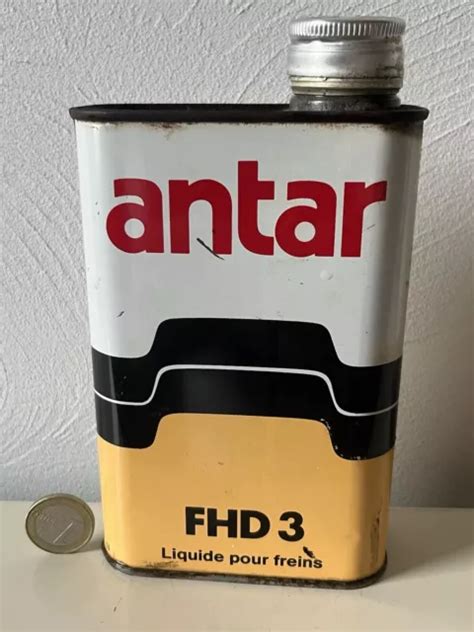 Ancien Petit Bidon D Huile Antar Motor Oil Garage Can Oil Eur