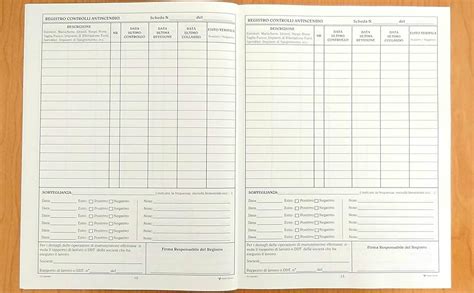Registro Controlli Attrezzature Antincendio Nuova Edizione F To