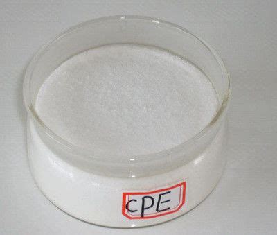 Regular Structure Chemical Rubber Auxiliary Agent CPE 135A For PVC Sheet