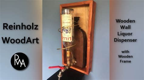 Vlog Diy Wooden Wall Liquor Dispenser Alkohol Spender Im H Lzernen