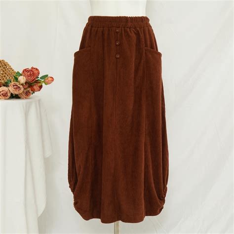 Corduroy Skirt - Etsy