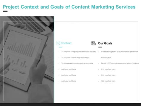 Inbound Marketing Proposal Project Context And Goals Of Content