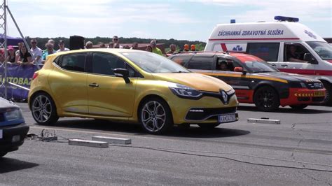 Renault Clio RS Vs Skoda Felicia Drag Race 1 8 Mile Drag Race