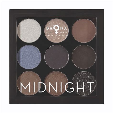 BRONX COLORS Палетка теней для век 9 оттенков Midnight купить по цене ...