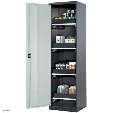 Asecos Chemical Storage Cabinet CS CLASSIC 54 Cm Height 195 Cm Right