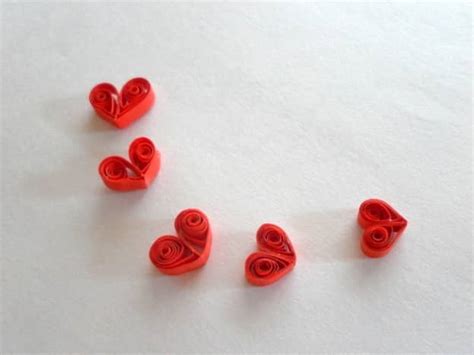 Paper Quilling Heart Shaped Crafts And Designs For Valentines Day