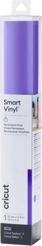 Cricut Smart Vinyl Permanent 33x91cm 1 Sheet Purple Bol