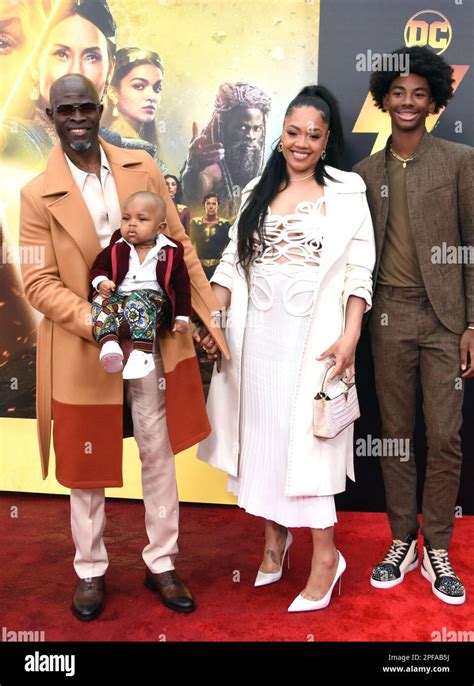 Los Angeles California USA 14th March 2023 L R Actor Djimon Hounsou