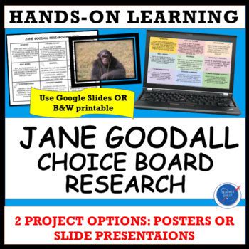 Jane Goodall Biography Research Project Women S History Month DOLLAR DEAL