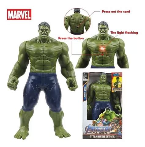 Incrível Hulk Boneco Vingadores Marvel 30cm C Luz E Som à venda em