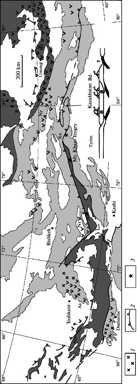 Late Paleozoic Igneous Complexes Of Tien Shan And Its Framework 1